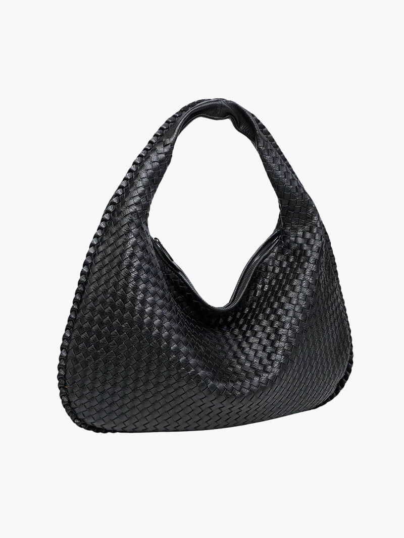 Isabella Woven Hobo Shoulder Bag