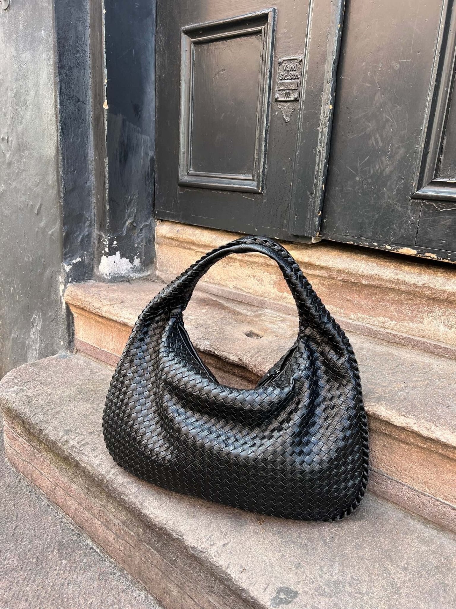 Isabella Woven Hobo Shoulder Bag