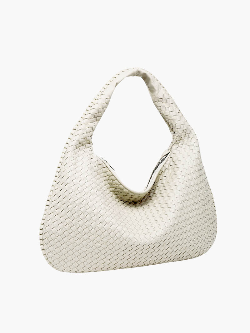 Isabella Woven Hobo Shoulder Bag
