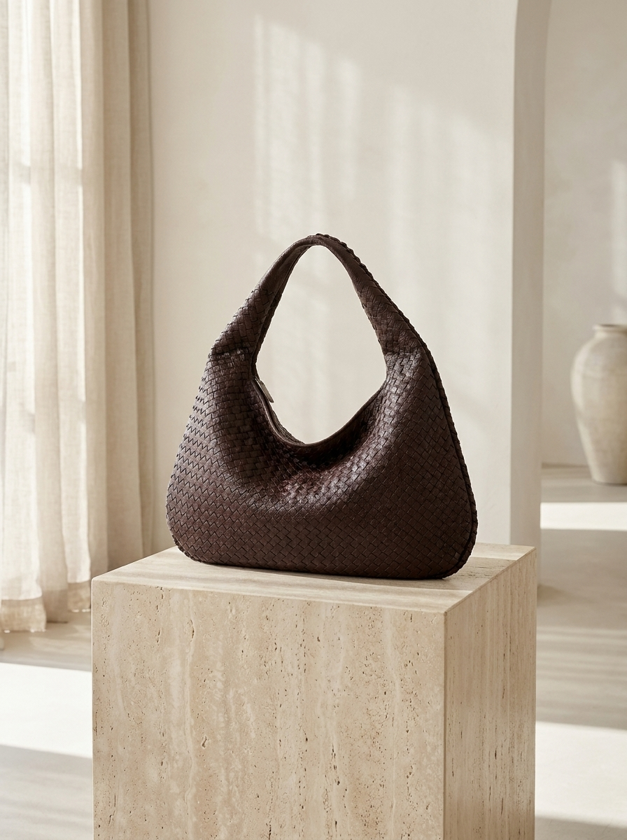 Isabella Woven Hobo Shoulder Bag