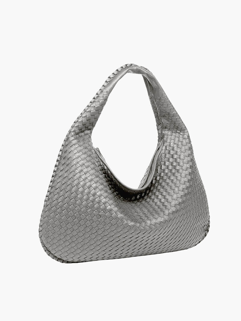 Isabella Woven Hobo Shoulder Bag