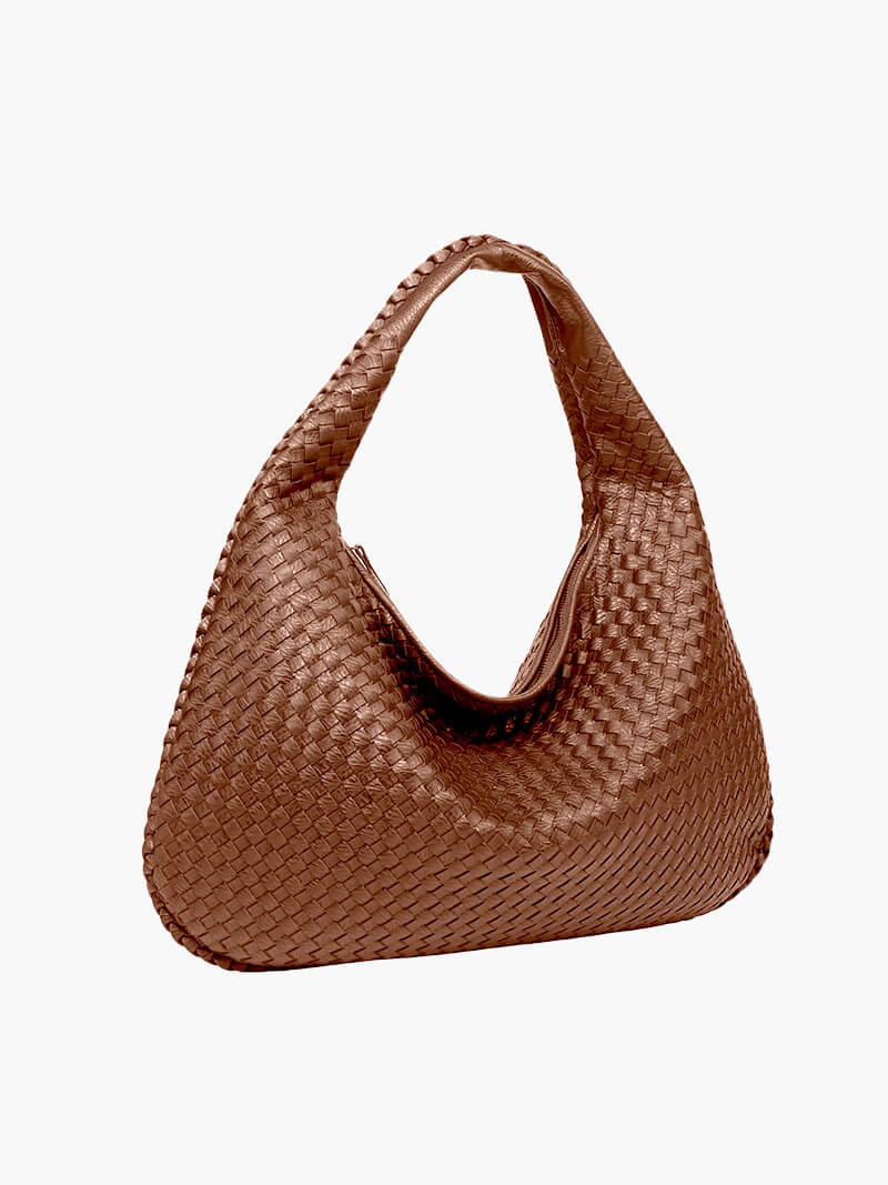 Isabella Woven Hobo Shoulder Bag