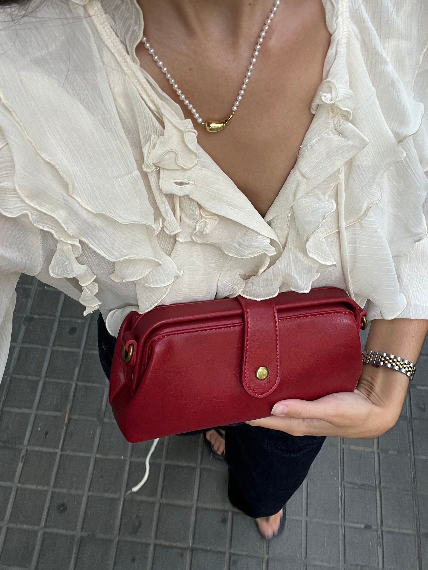 Luna Vintage Crossbody Bag