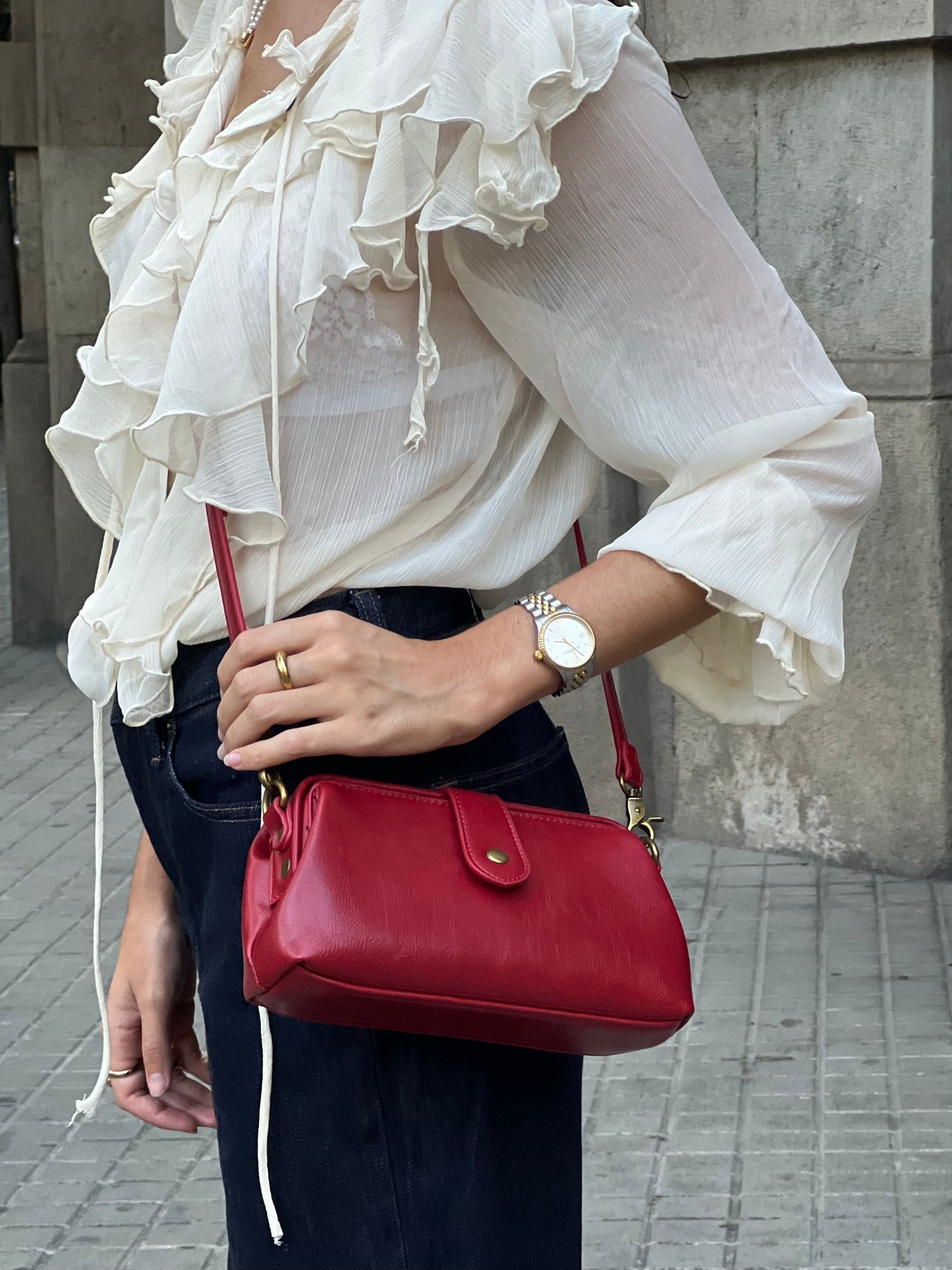 Luna Vintage Crossbody Bag