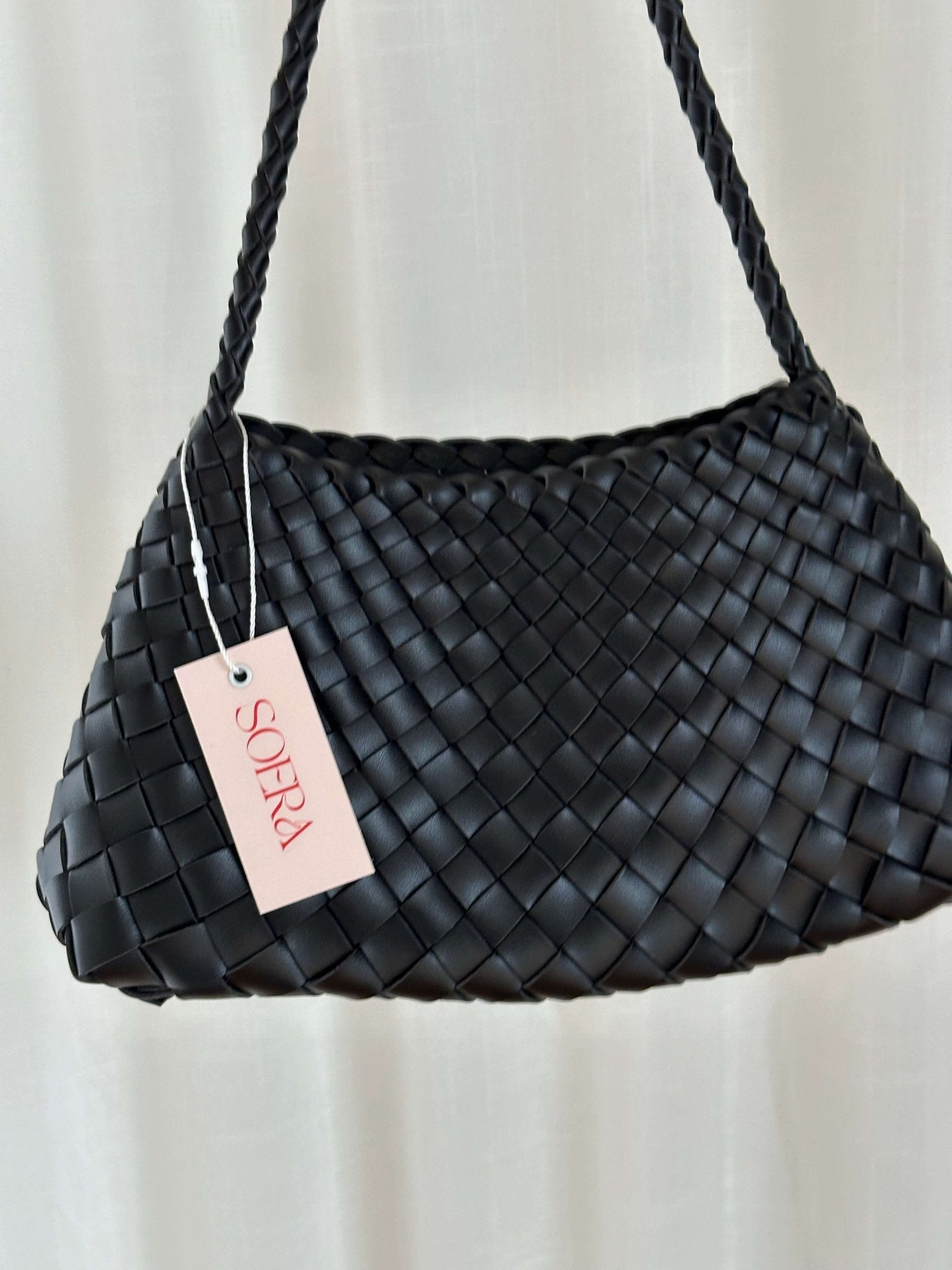 Madeleine Woven Shoulder Handbag