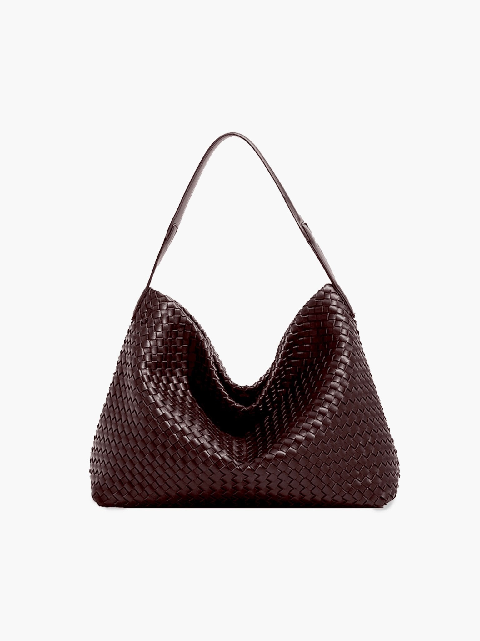 Margaret Woven Hobo Tote Bag