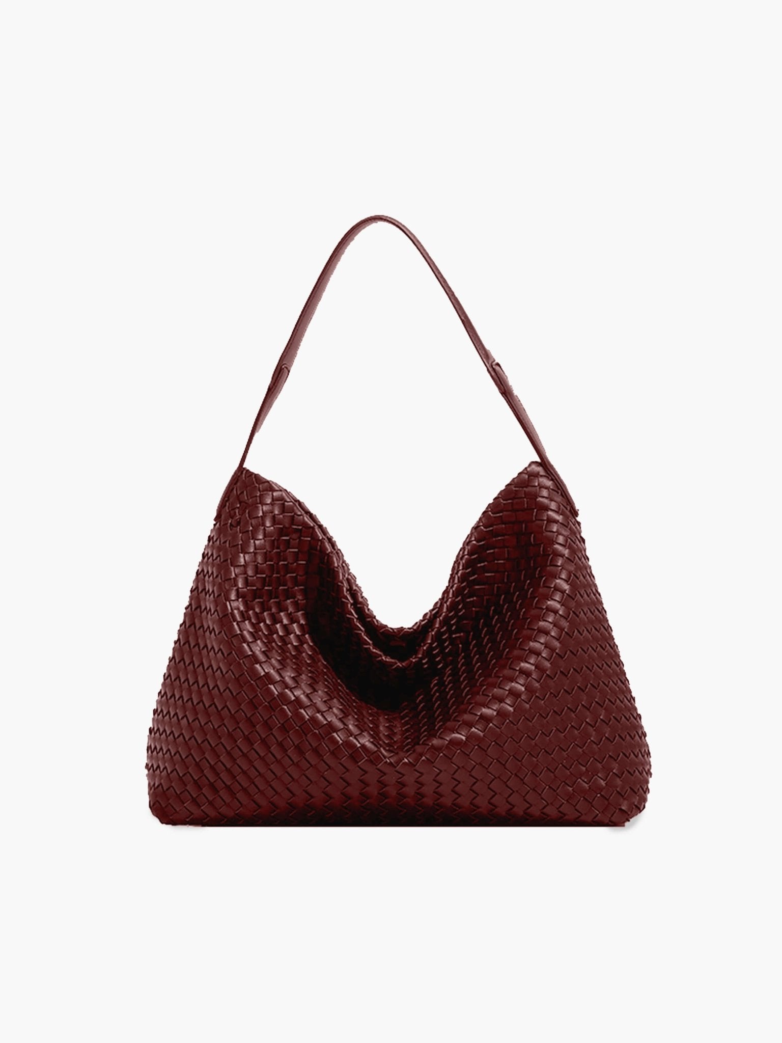Margaret Woven Hobo Tote Bag