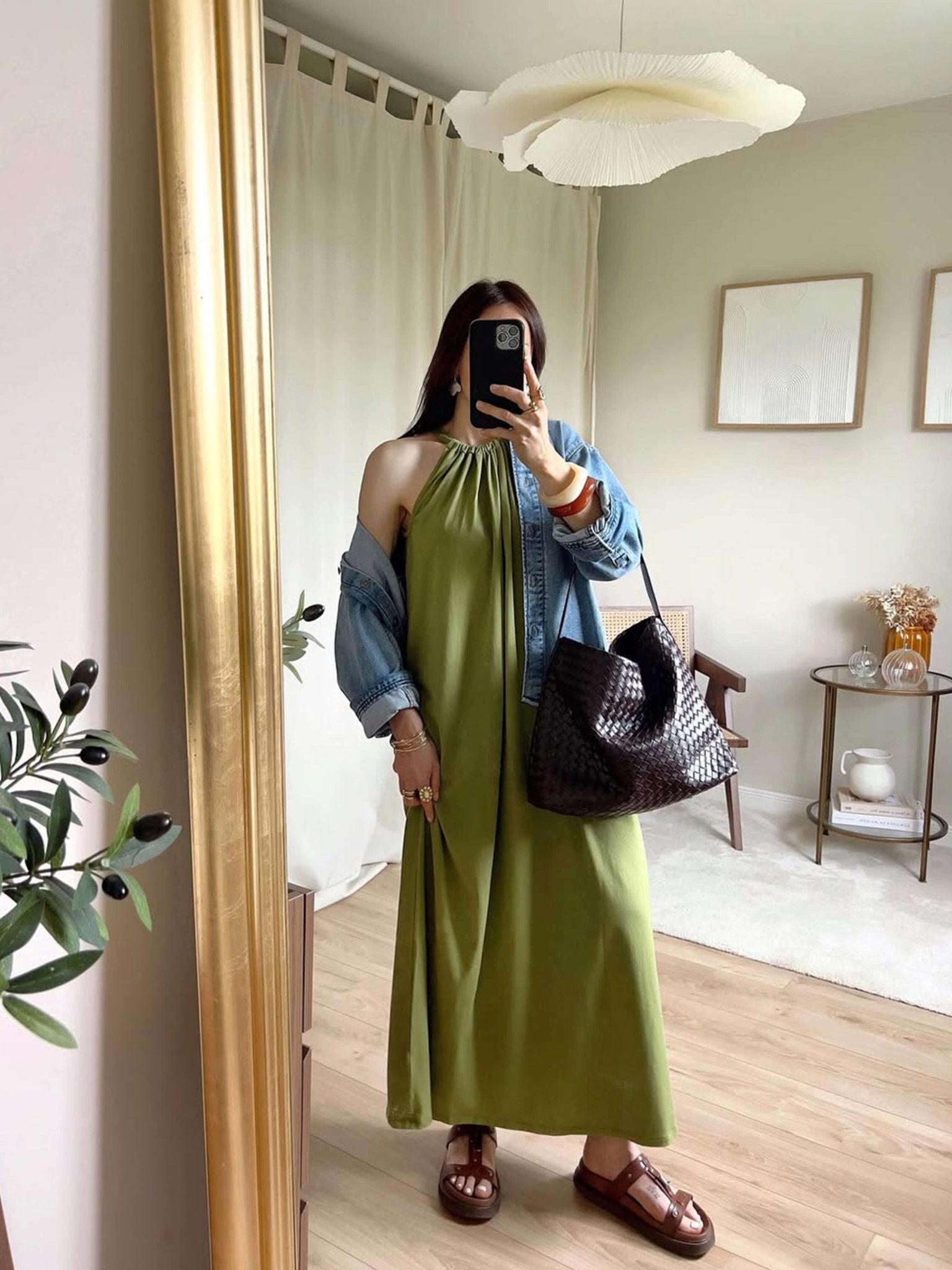 Margaret Woven Hobo Tote Bag