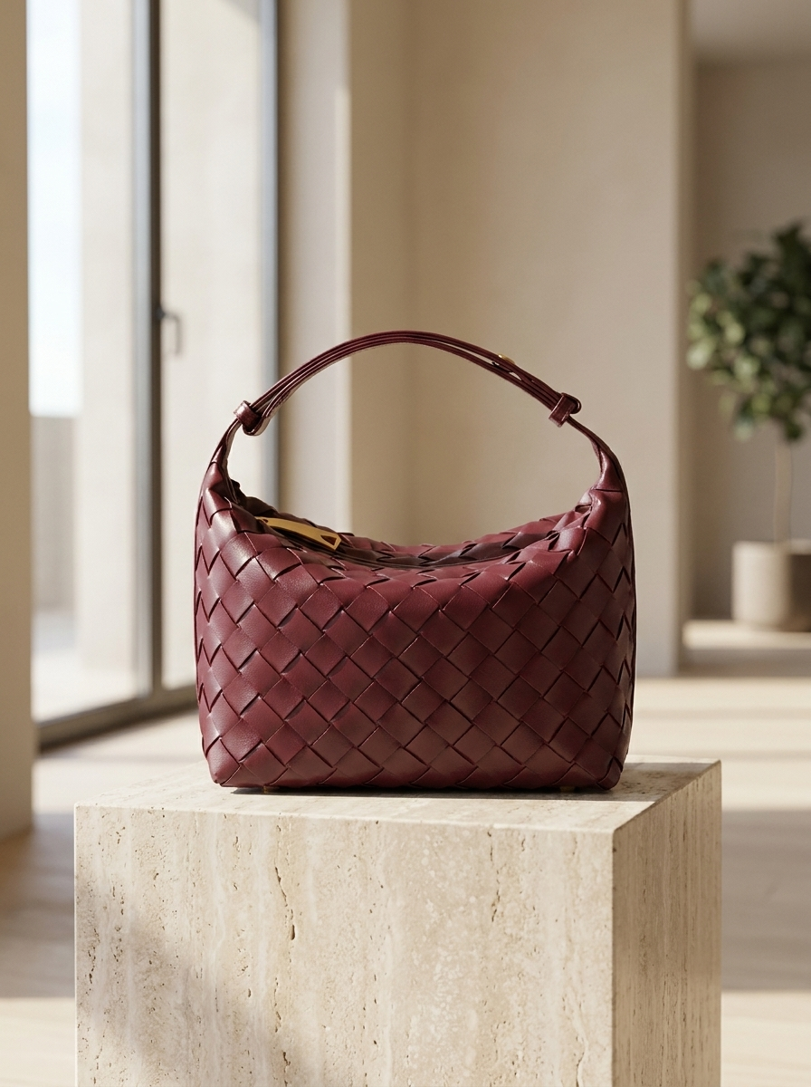 Mica Mini Woven Shoulder Bag