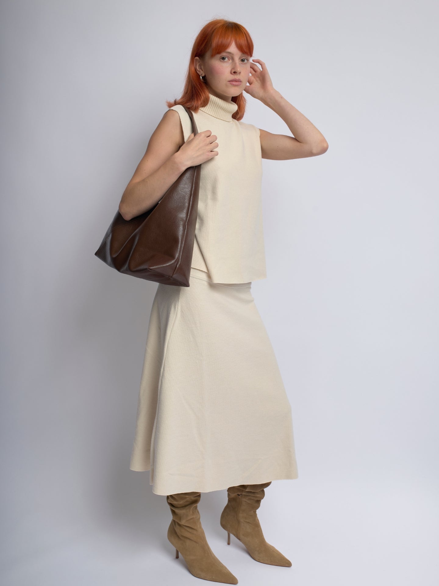 Olivia Leather Shoulder Bag