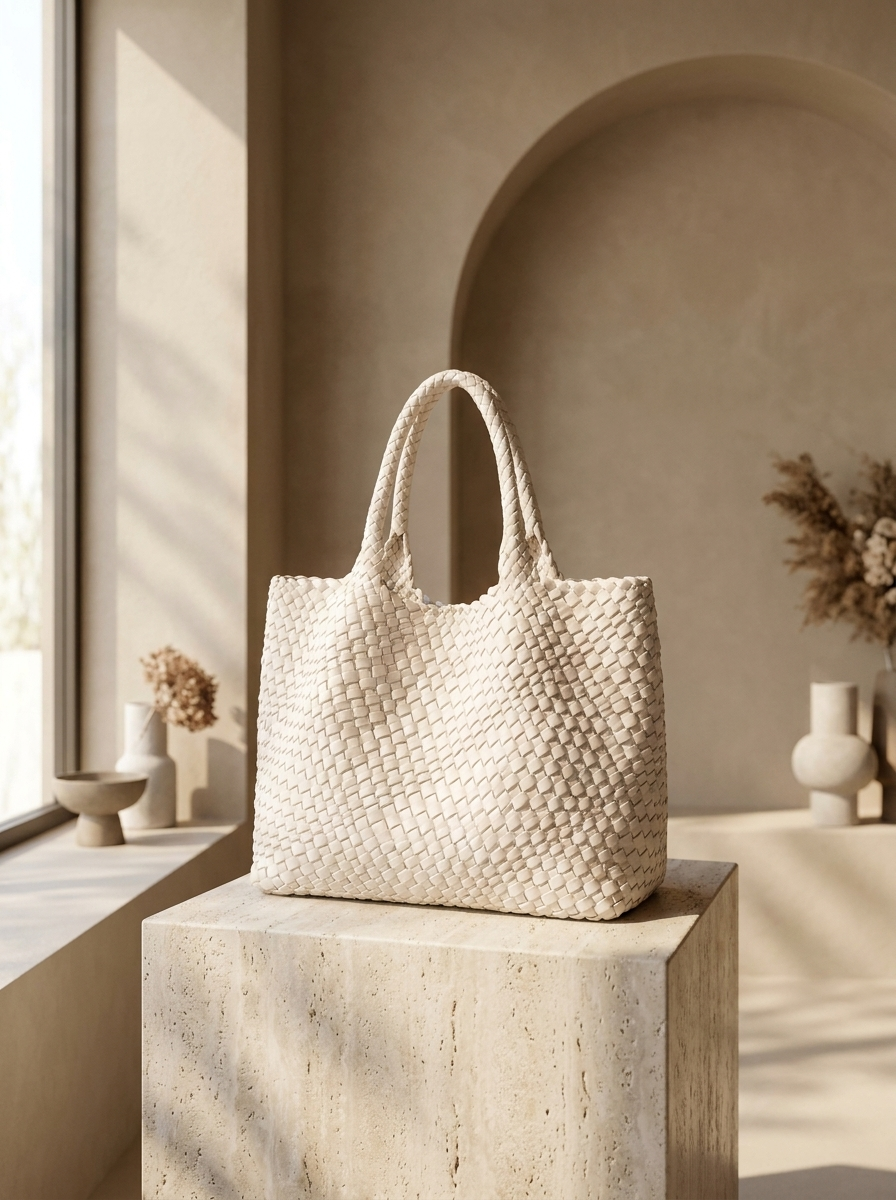 Olivia Woven Everyday Tote Bag