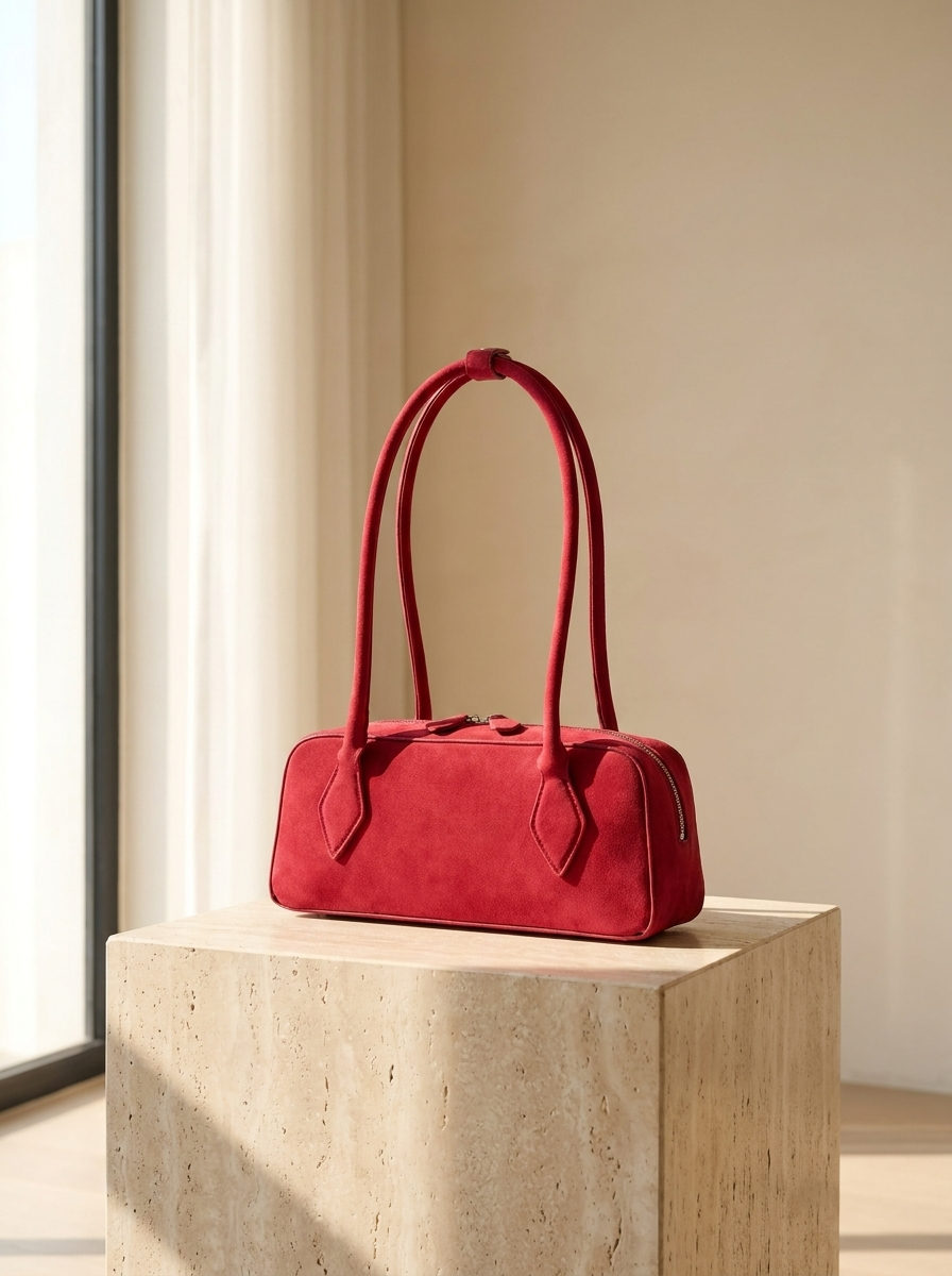 Rebecca Suede Shoulder Bag