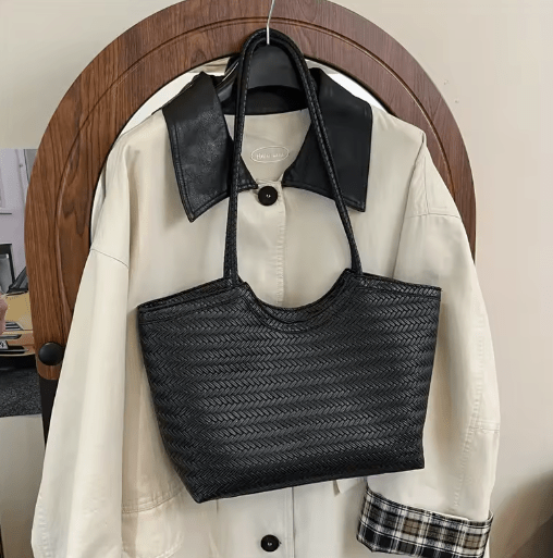 Riona Woven Everyday Tote Bag