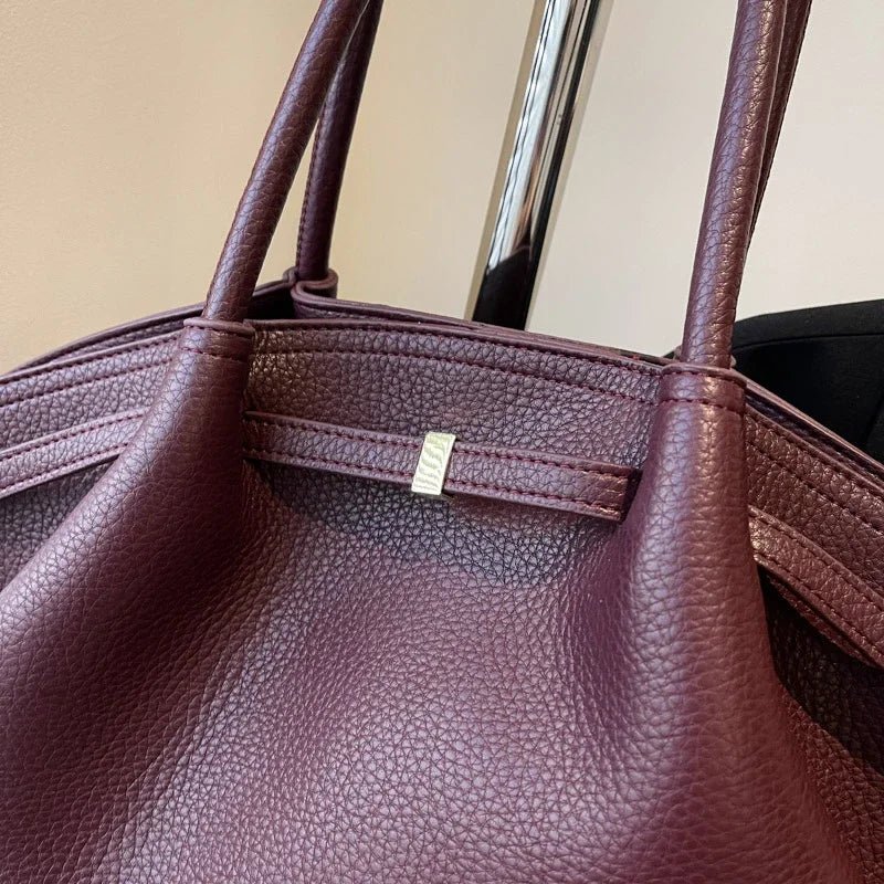Sandy Structured Shoulder Tote Bag