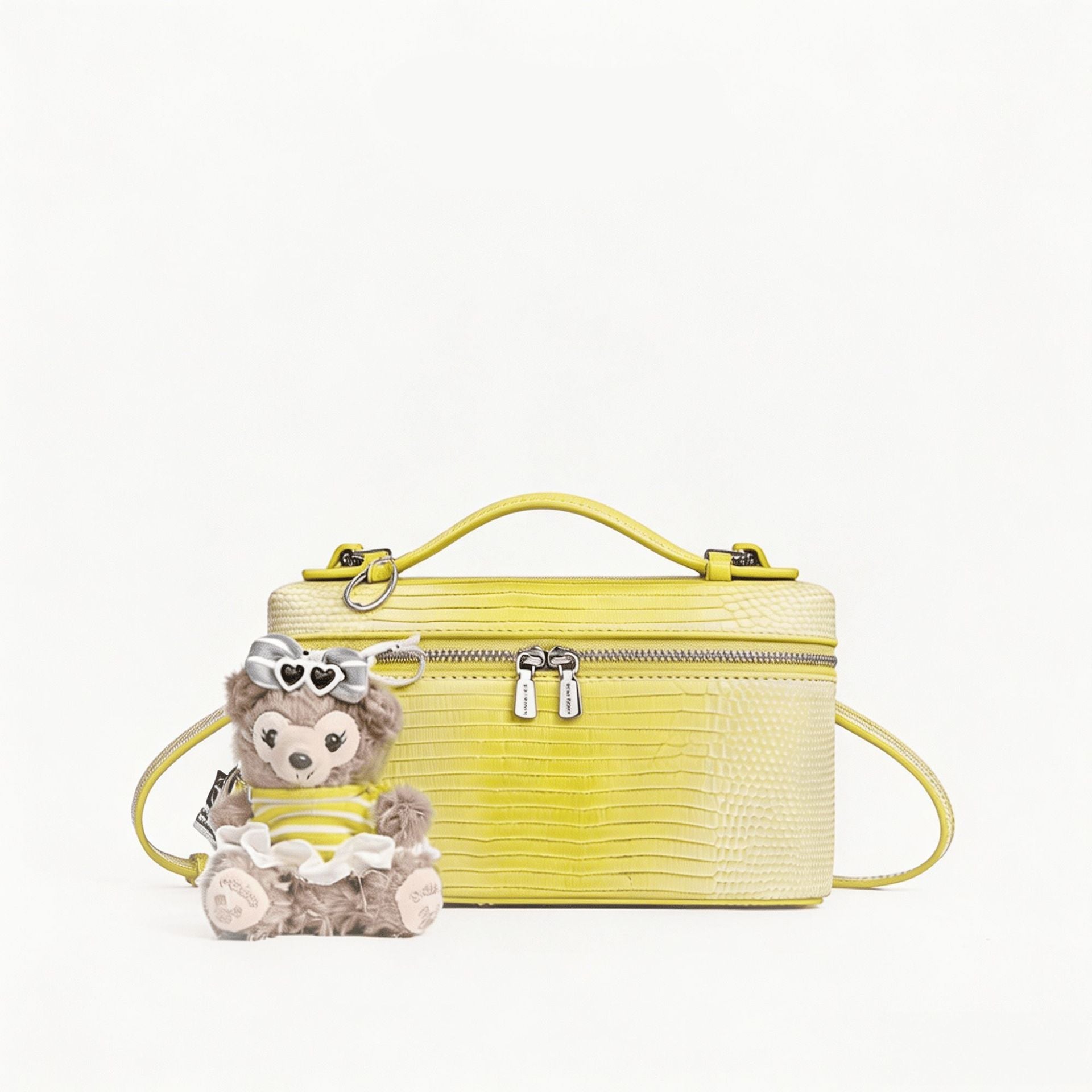 The Celeste Croc Clutch