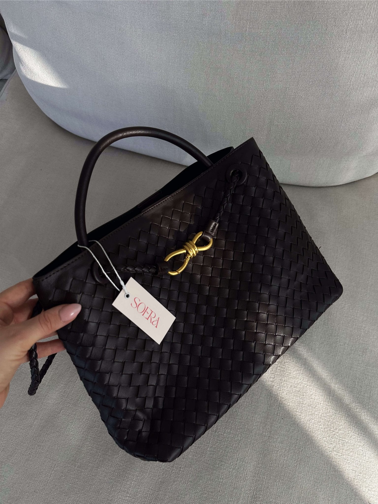 Valentina Woven Handbag