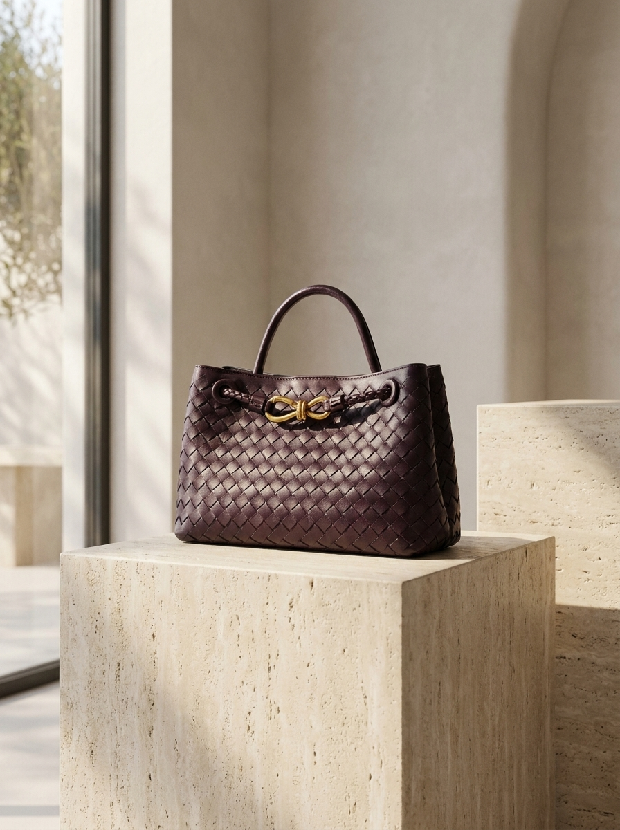Vivienne Woven Leather Handbag