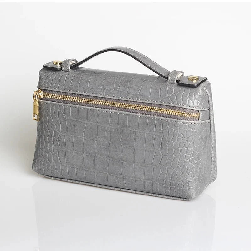 the Celeste Croc Clutch