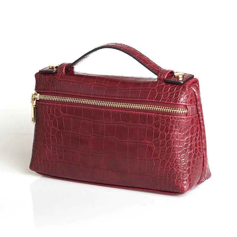 the Celeste Croc Clutch
