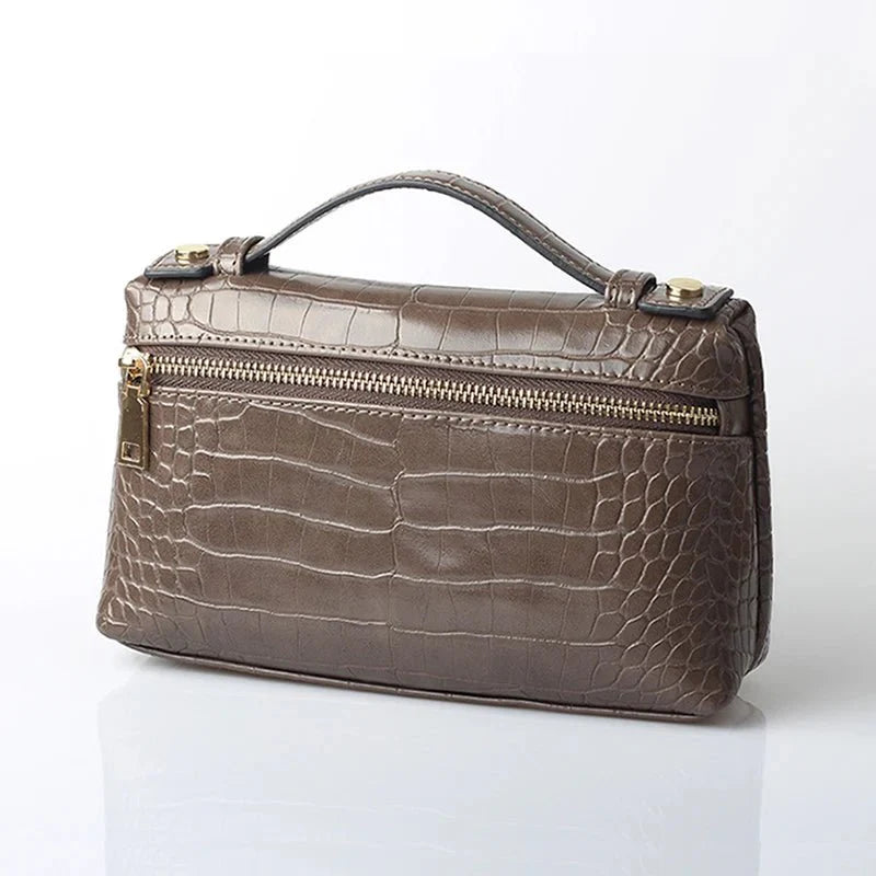 the Celeste Croc Clutch