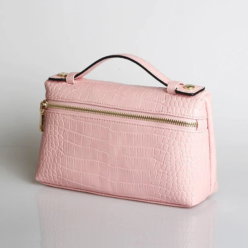the Celeste Croc Clutch