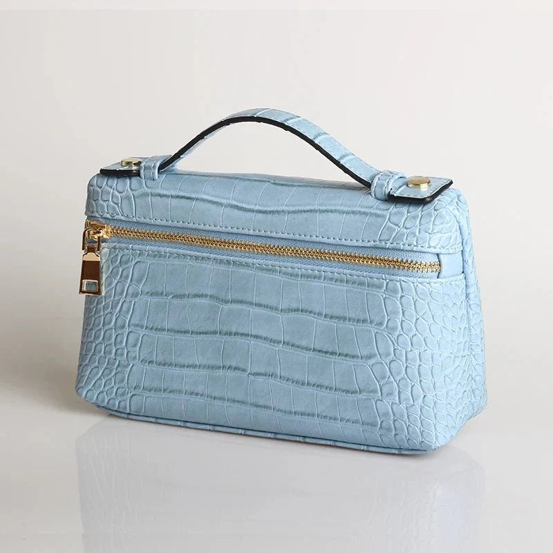 the Celeste Croc Clutch