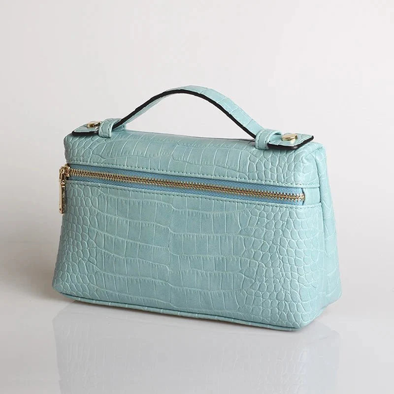 the Celeste Croc Clutch