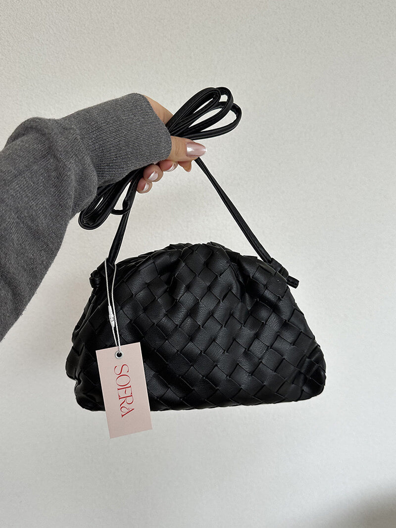 Rachel Woven Crossbody Clutch Bag