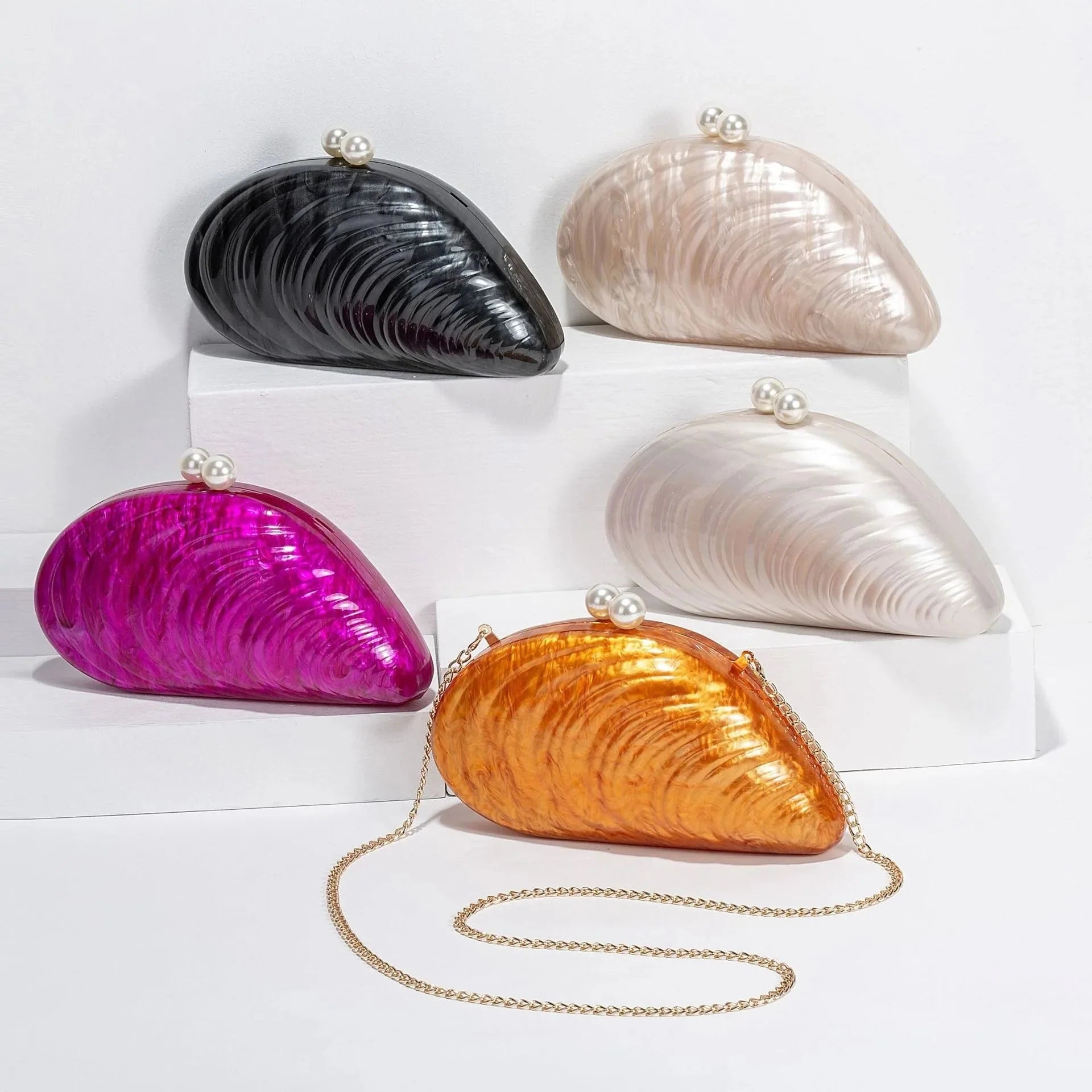 The Arabella Shell Clutch